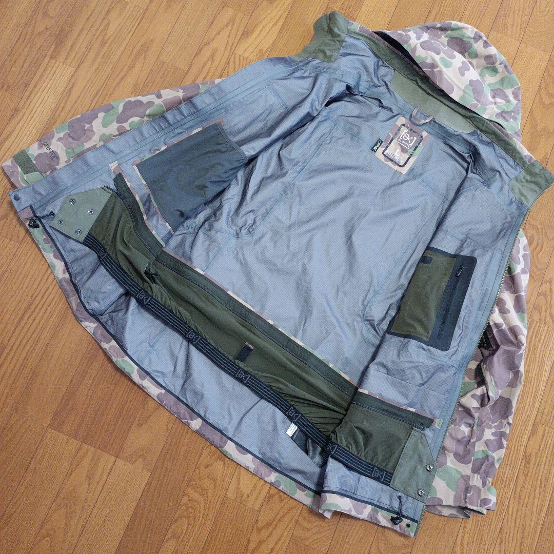 BURTON　AK 3L HOVER　カモフラ　上下　L