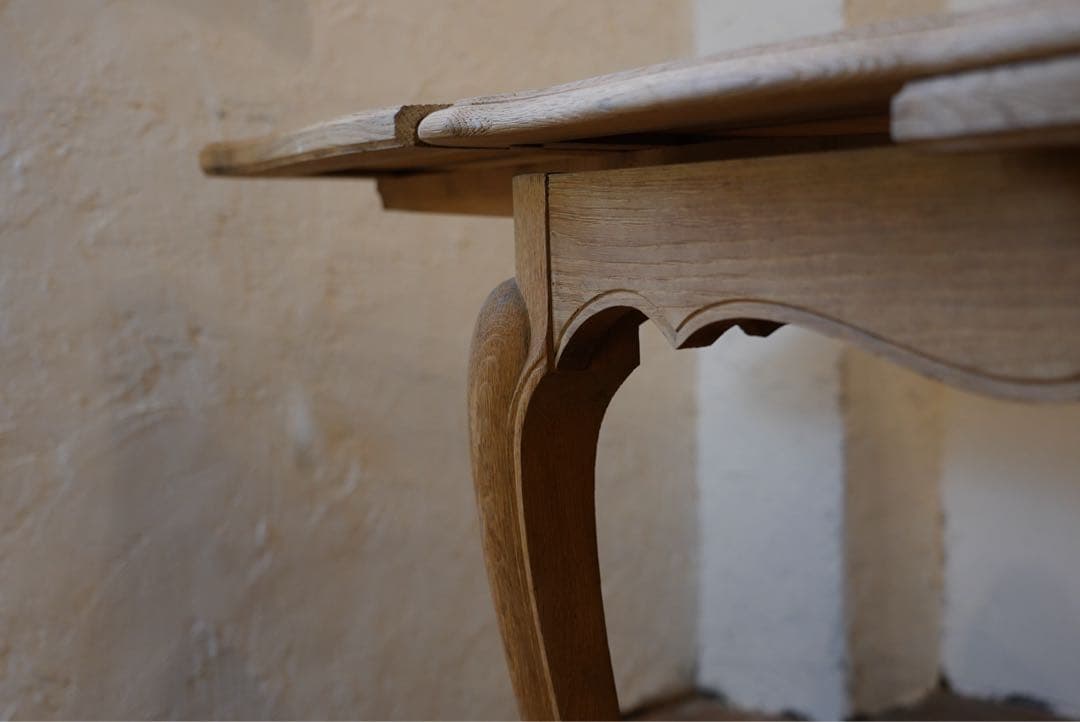 フランスアンティーク　オーク材　エクステンションテーブル　状態良好