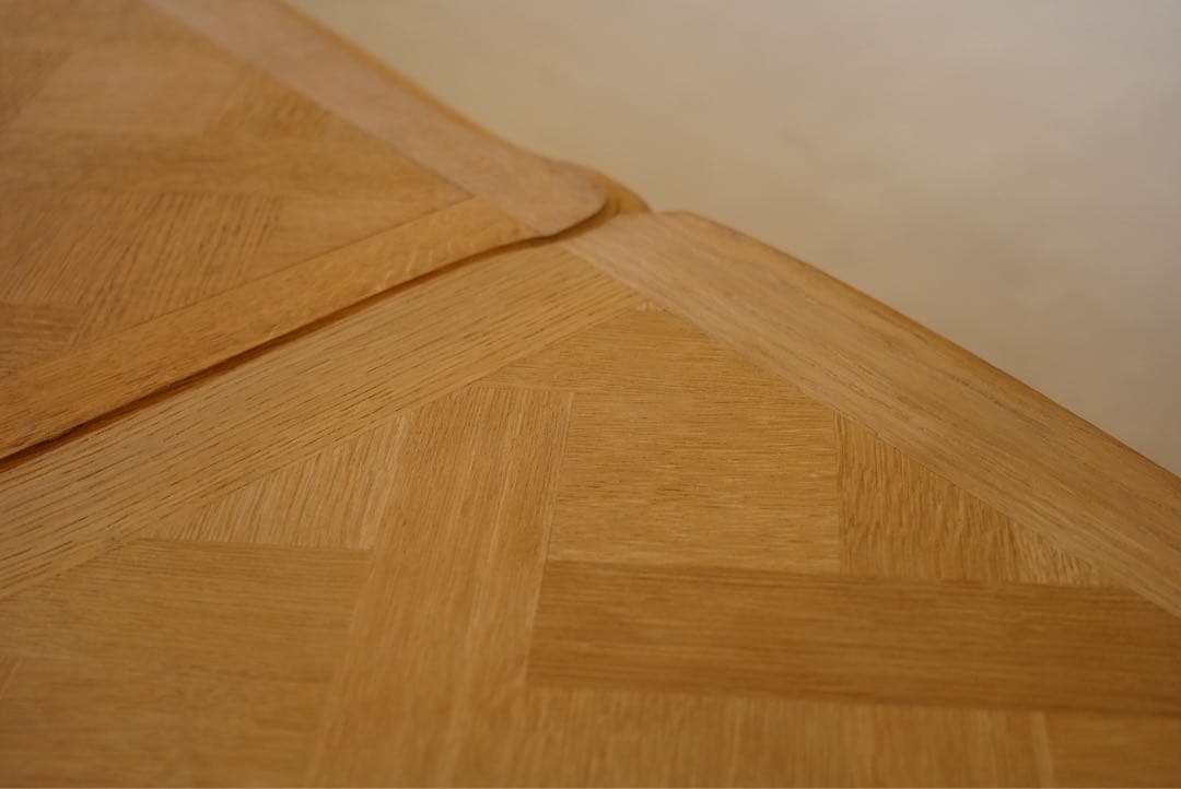 フランスアンティーク　オーク材　エクステンションテーブル　状態良好