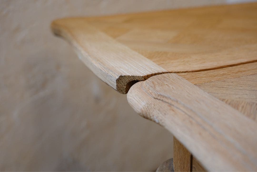 フランスアンティーク　オーク材　エクステンションテーブル　状態良好