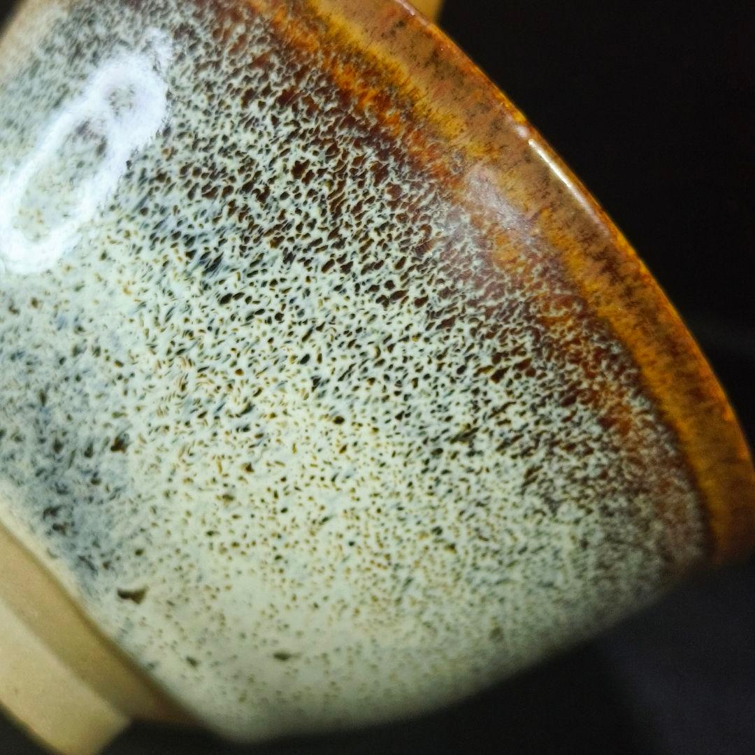 茶道具 抹茶碗 いとまん窯 島袋常一 陶歴 栞 共箱 未使用美品 旧家蔵出時代物