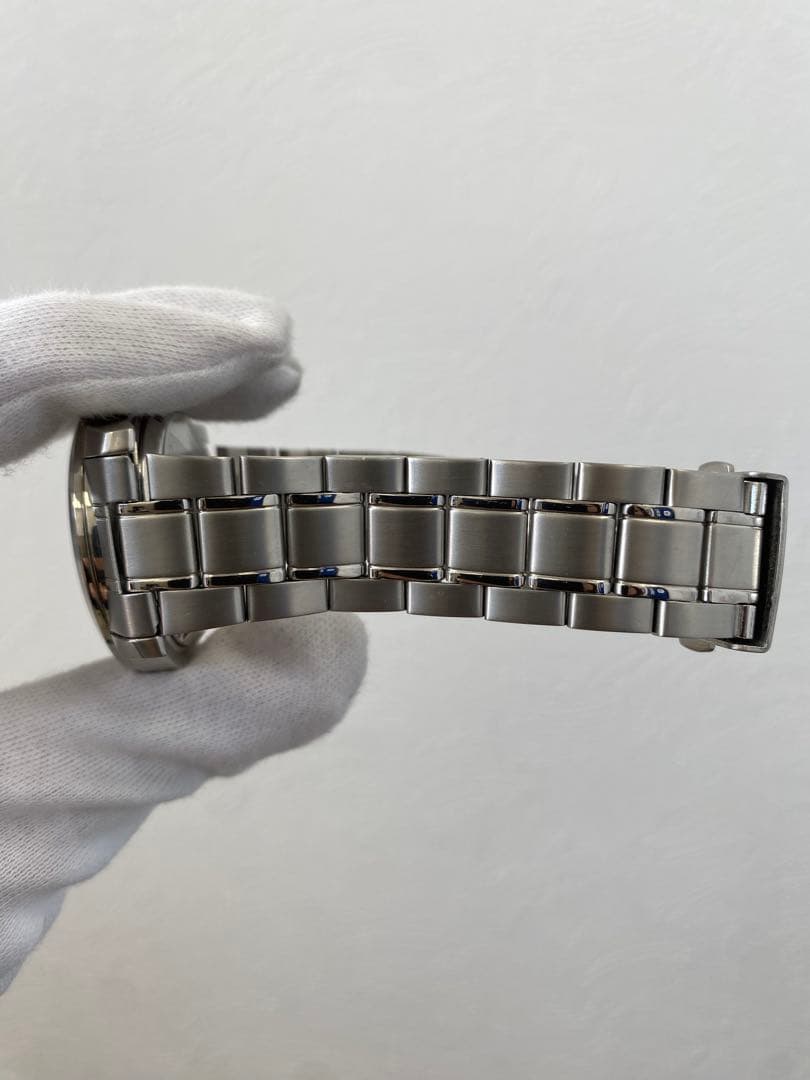 セイコー5 メタルバンド 腕時計 自動巻き デイデイト 裏スケルトン