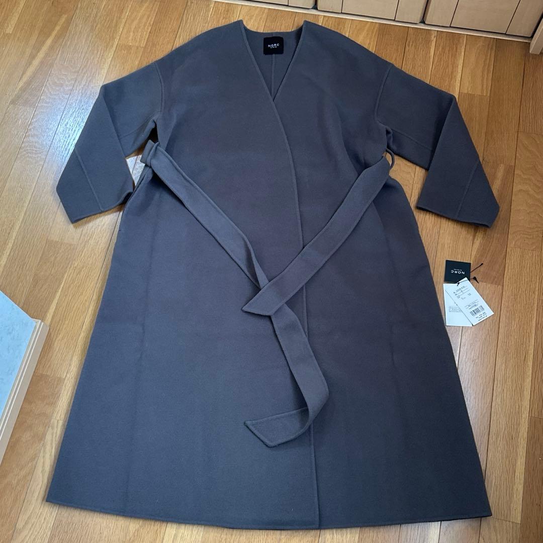 N.O.R.C　ノーク　撥水加工　ウールリバーノーカラーコート