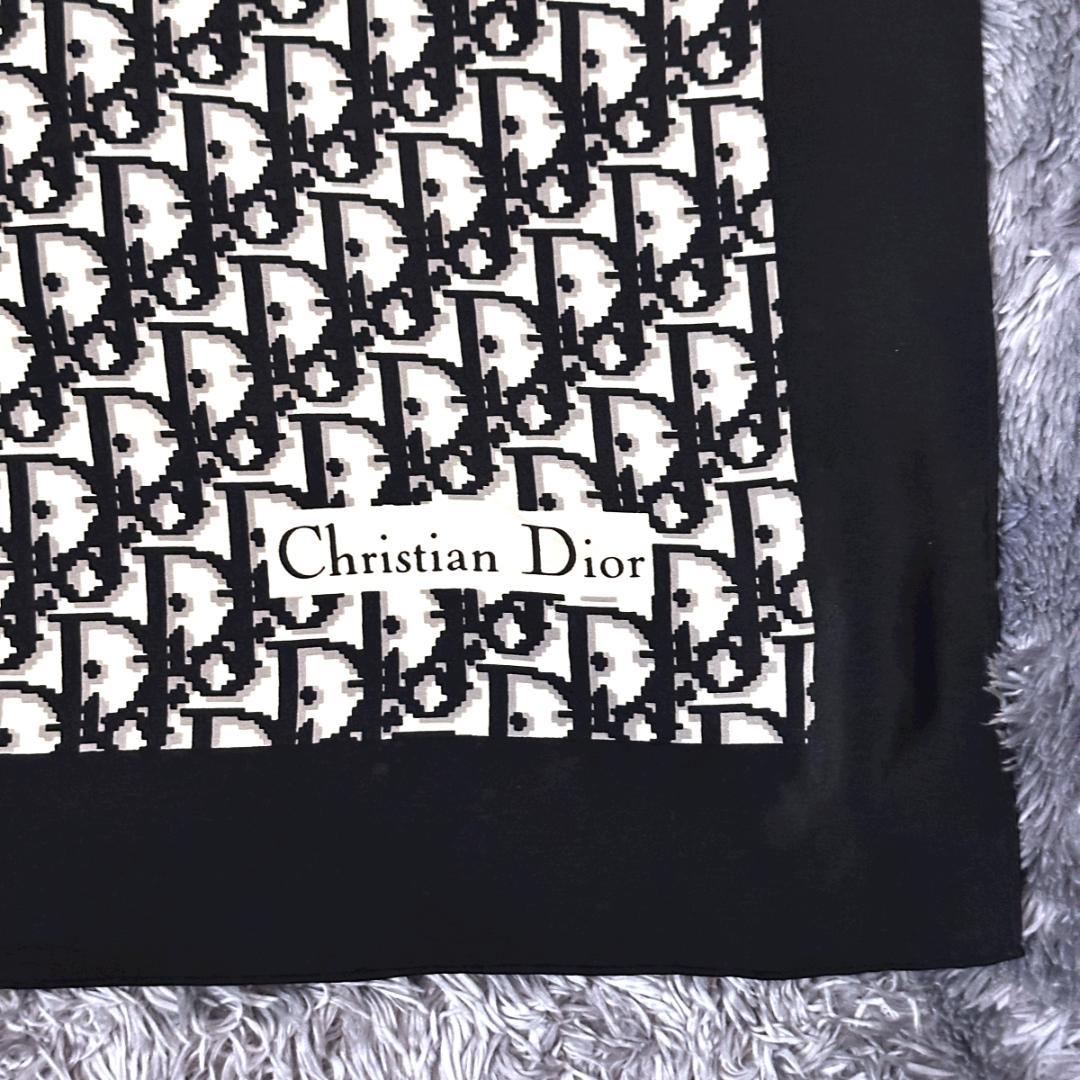 Christian Dior　スカーフ　黒　HR0652