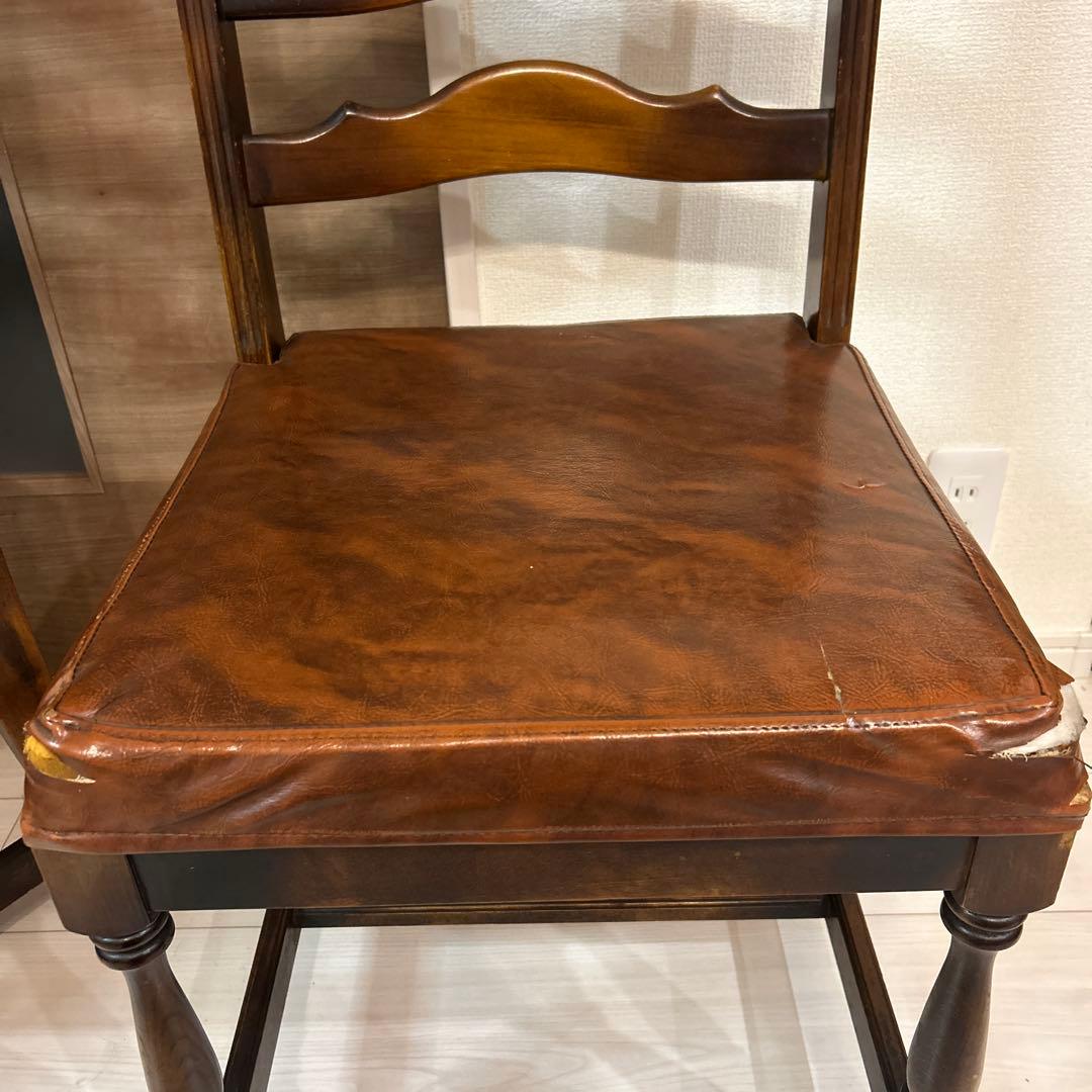 【レトロ】手渡し希望　カリモク製椅子　1脚