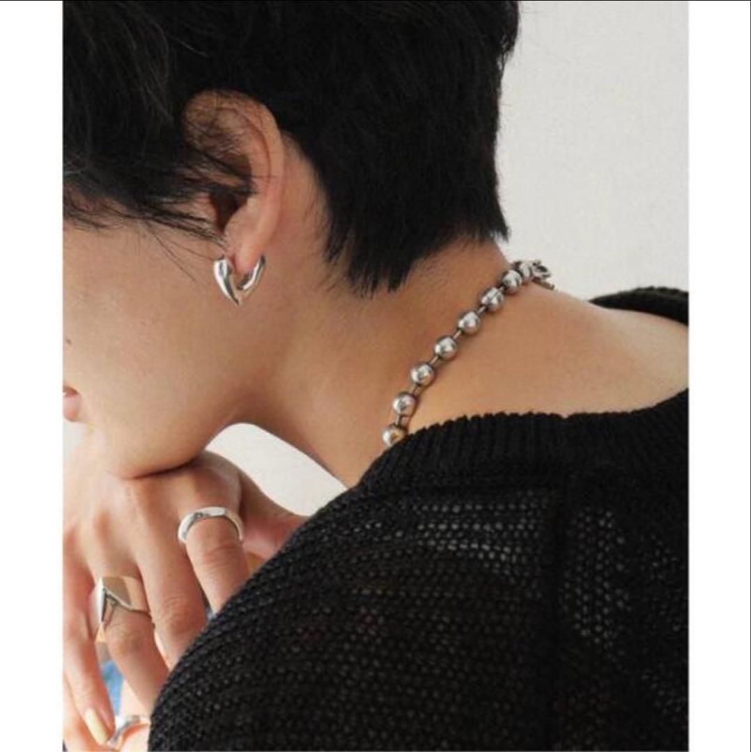 ANNIKA INEZ アニカイネズ　ハート ピアス スモール　シルバー925