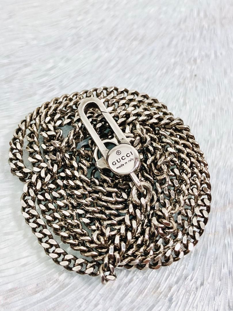 【超美品】GUCCI 喜平チェーン ネックレス 男女兼用 SV925 2.3ミリ