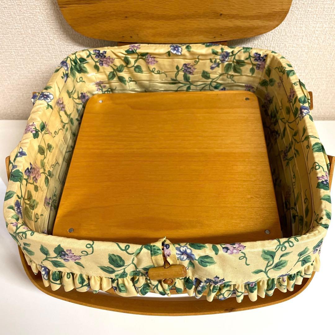 【美品】ロンガバーガー Longaberger バスケット ケーキバスケット