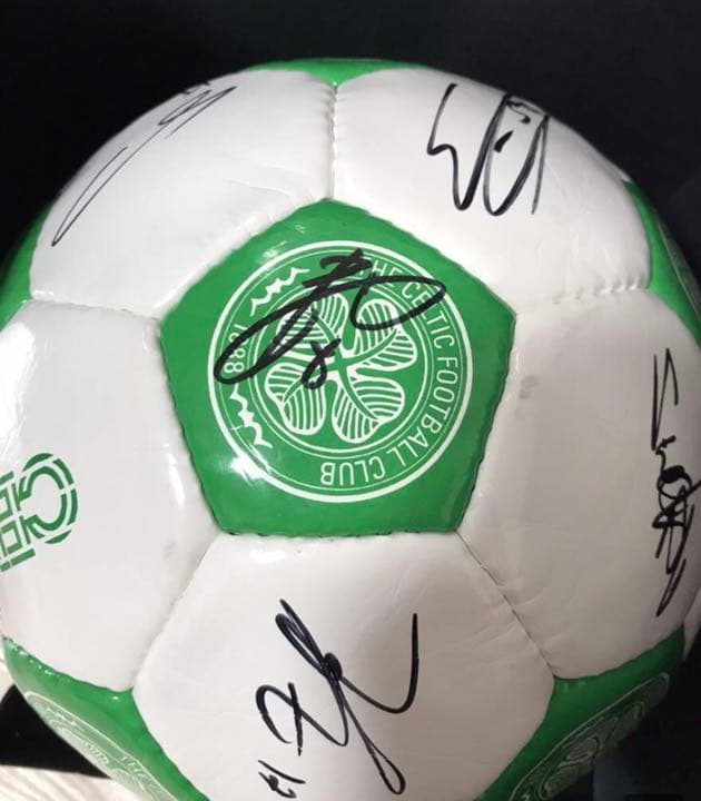 セルティック 21-22 選手 直筆 サインボール 古橋 ジョタ