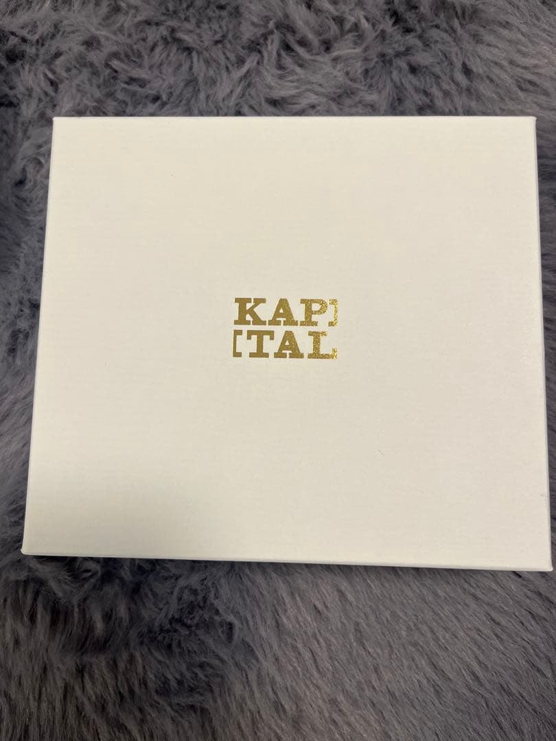 Kapital bone zip wallet black 骨 財布 二つ折り