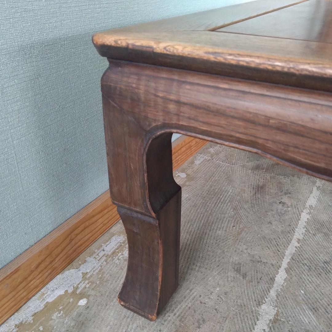 欅　座卓　古家具　正方形