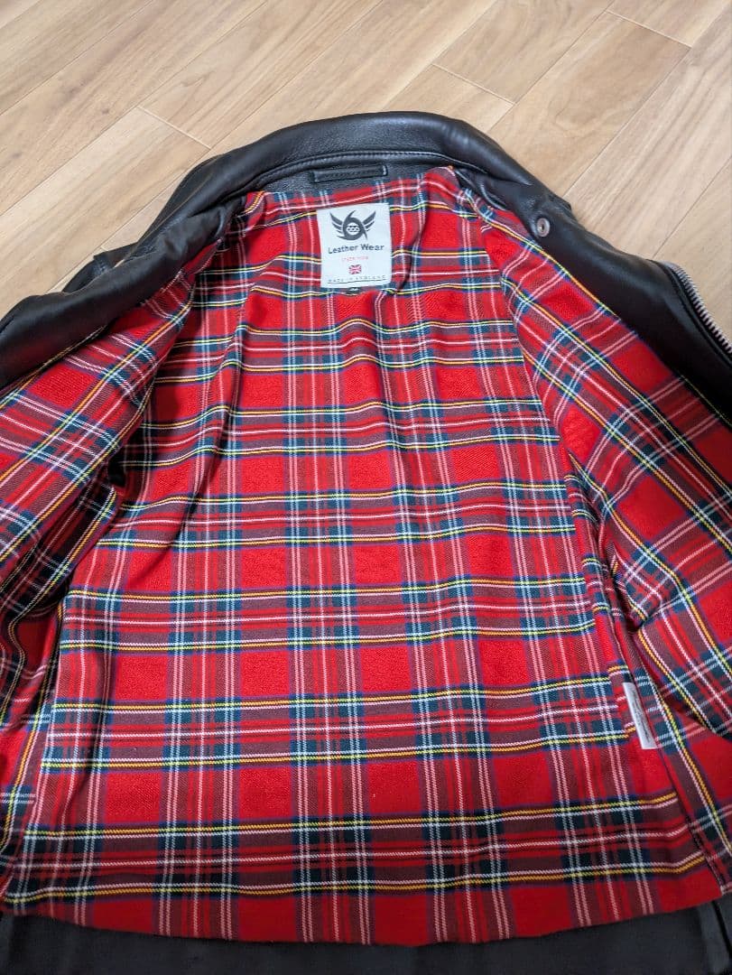 666 LEATHER WEAR ダブルライダースジャケット 38