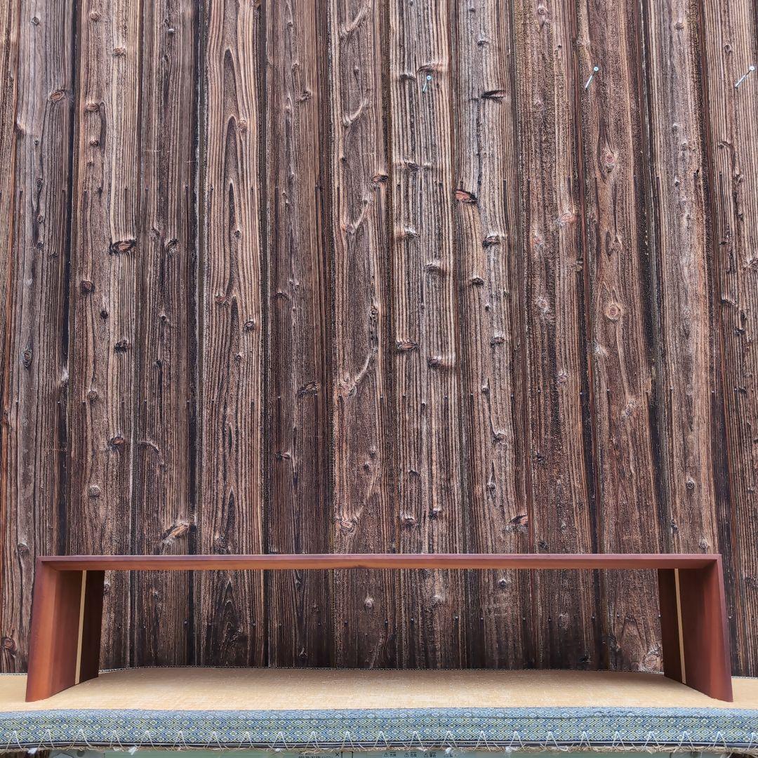 古材リメイク　桜とヒバ　コの字ラック 店舗什器　無垢の家具