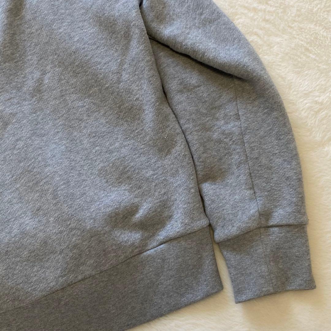 GUCCI テクニカルライン ロゴ フルジップ スウェット パーカー グレー