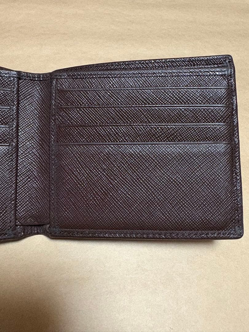 PRADA×PORTER 2つ折り財布　ブラウン