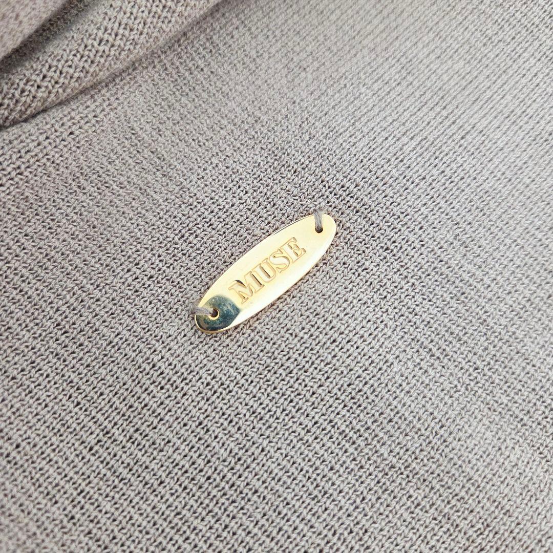 美品✨ ミューズ ドゥーズィエムクラス スムースニットガウンコート コットン