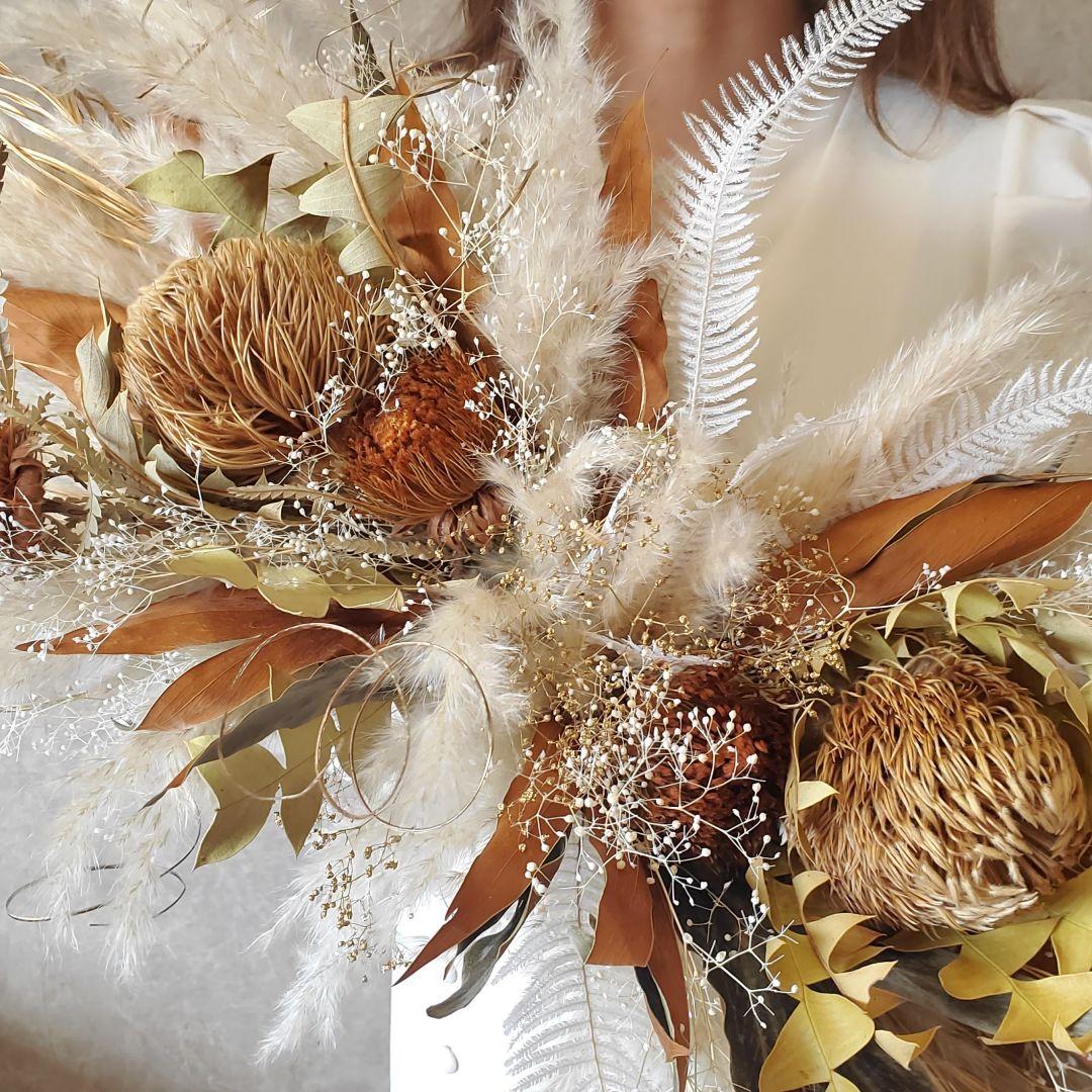 特大　スワッグ　ドライフラワー　インテリア　横長スワッグ