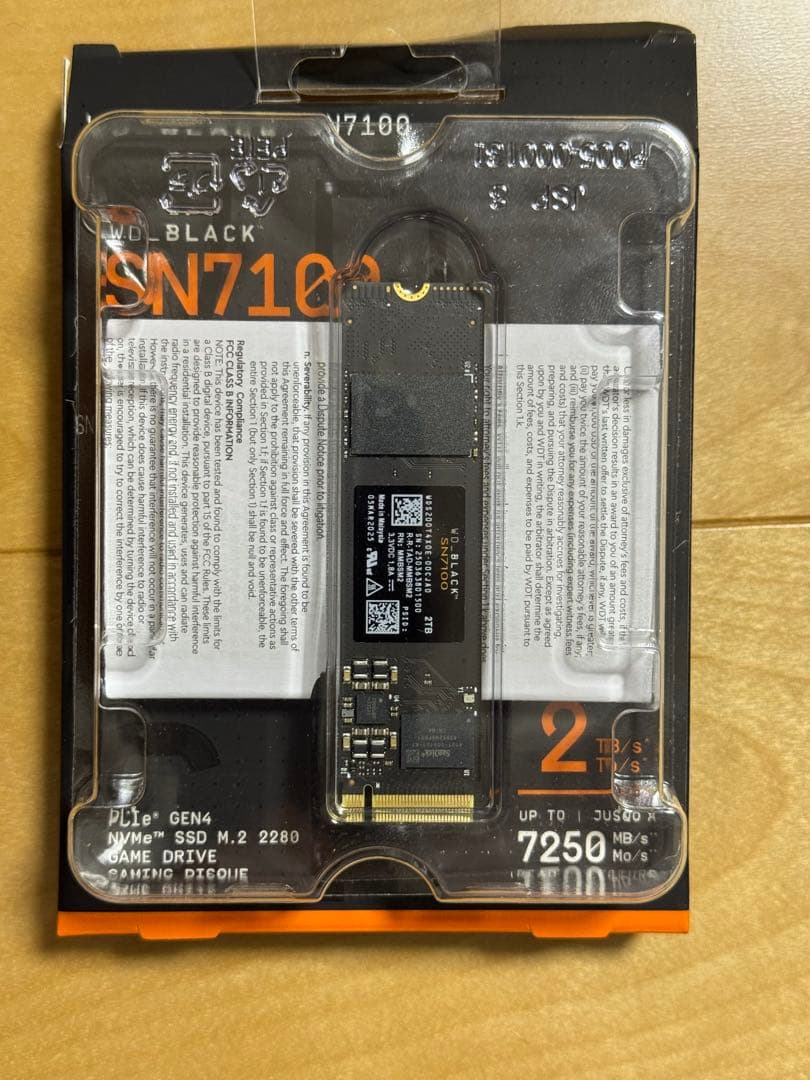 内蔵型SSD WD_BLACK SN7100 2TB SSD