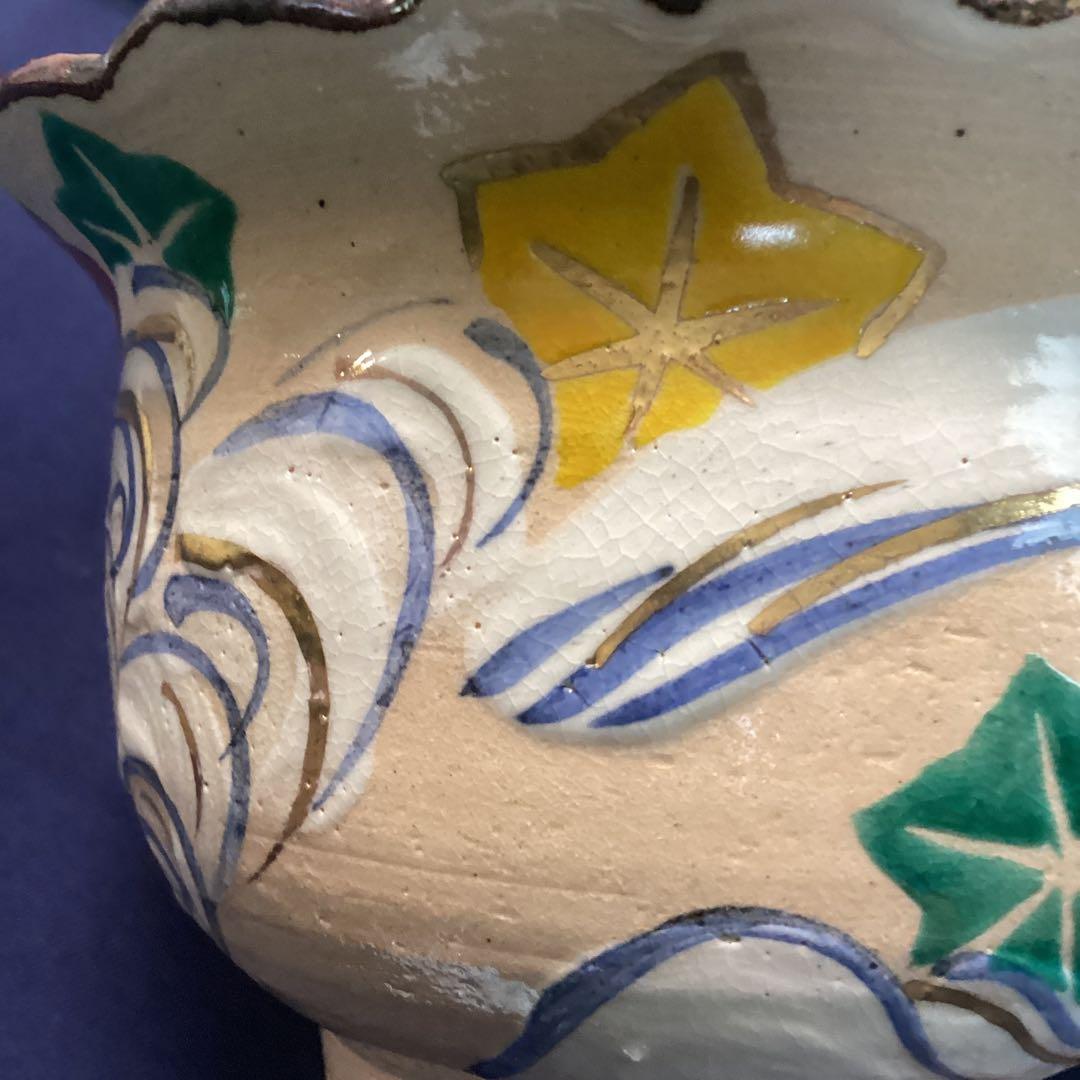 京焼乾山写流水に紅葉向付10客　　新品未使用　　最後の10客