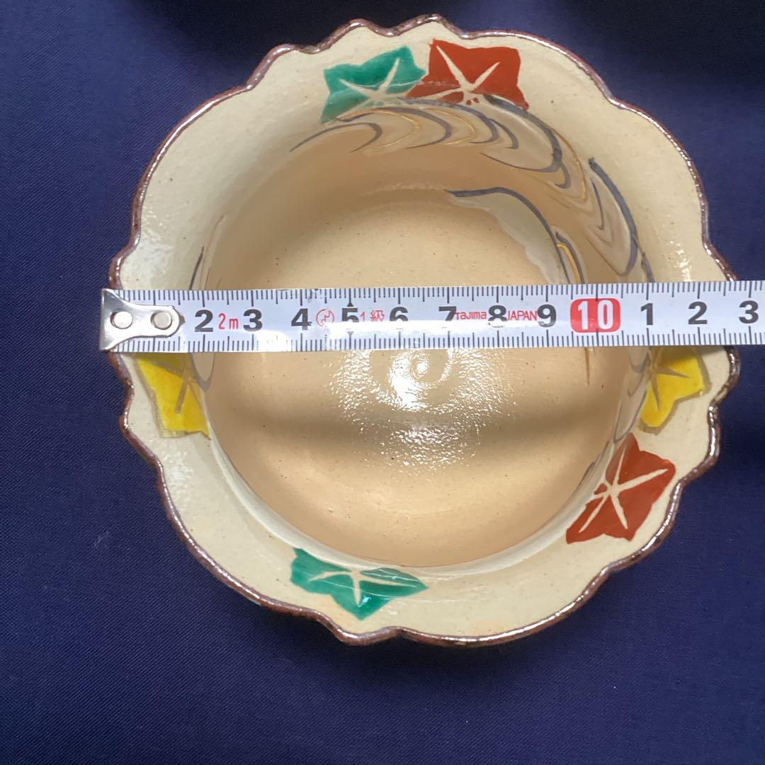 京焼乾山写流水に紅葉向付10客　　新品未使用　　最後の10客