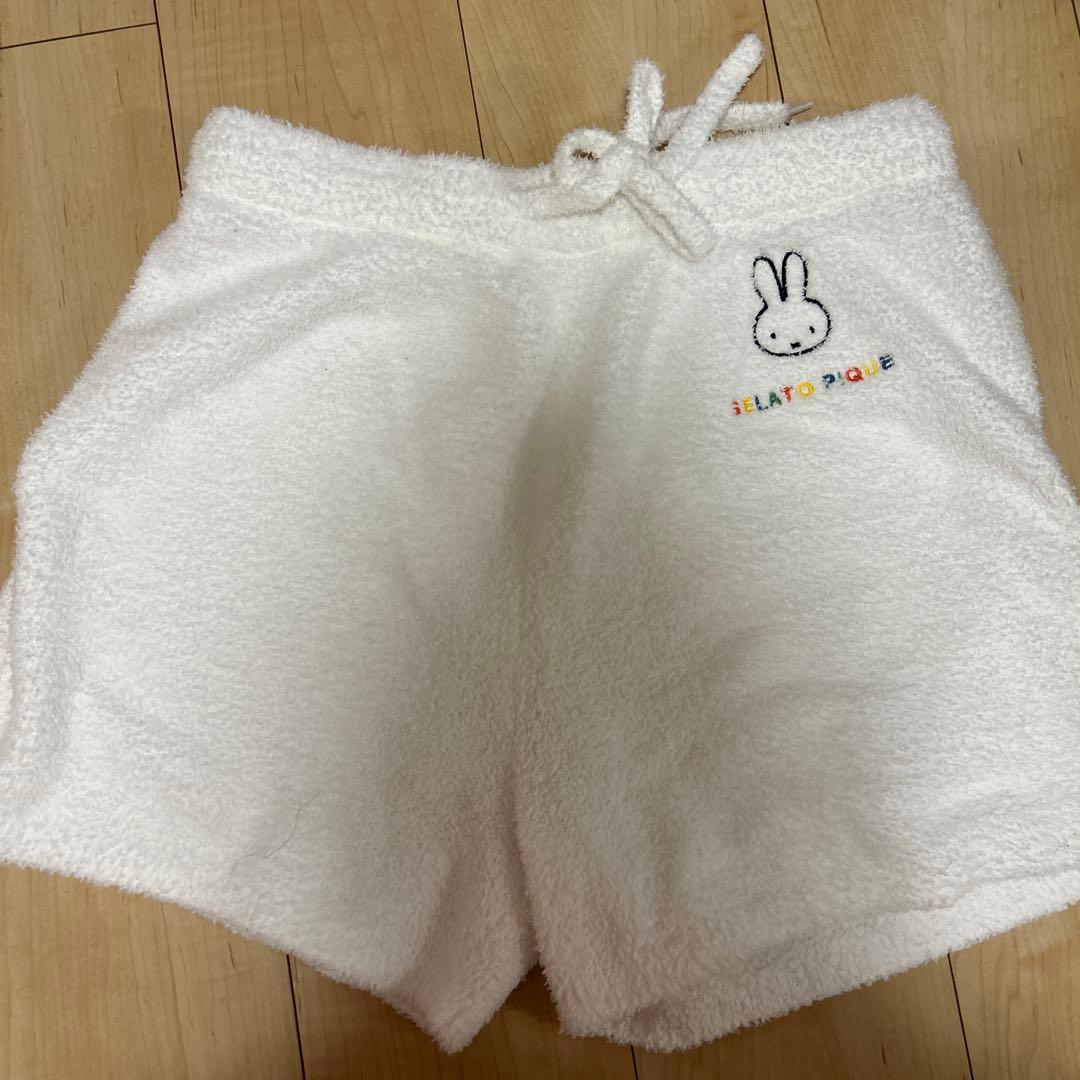 ジェラートピケ　ミッフィーコラボ ベビモコパーカ&ショートパンツセット