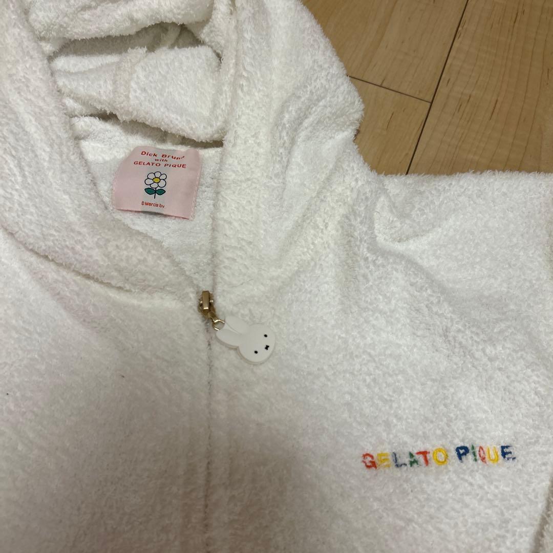 ジェラートピケ　ミッフィーコラボ ベビモコパーカ&ショートパンツセット