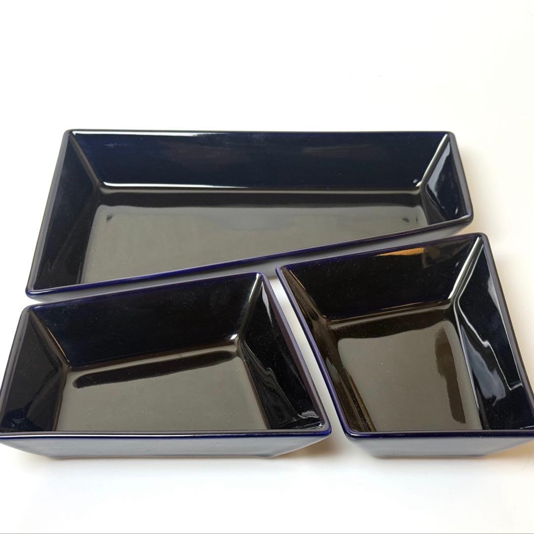 廃盤 ARABIA ABC Nero セット ネイビー コバルトブルー