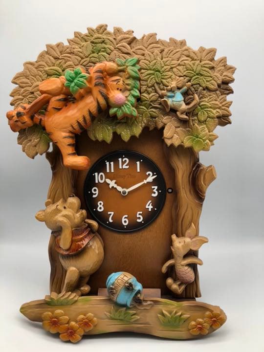 ディズニータイム　プーさん　掛時計