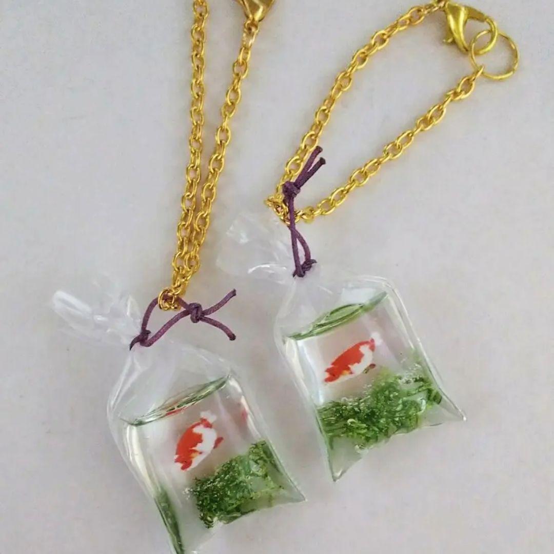 【046】金魚のチャーム／金魚掬い／ランチュウ