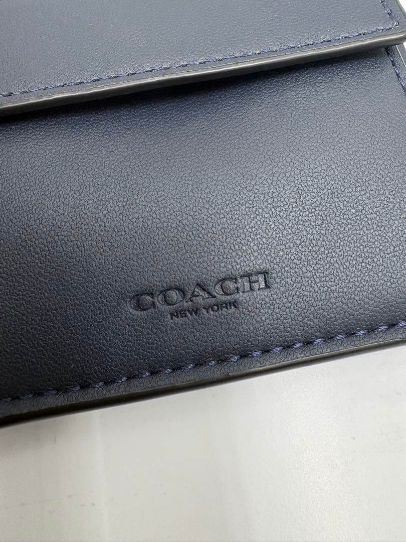 美品✴︎coach コーチ　メンズ　財布　二つ折り財布