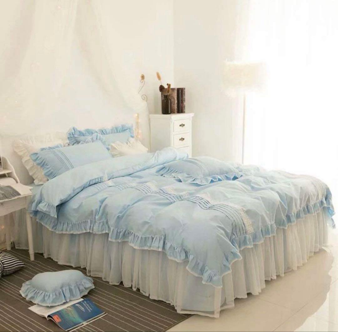 ちょっと訳あり❣️ ワイドダブル　シーツ　4点セット