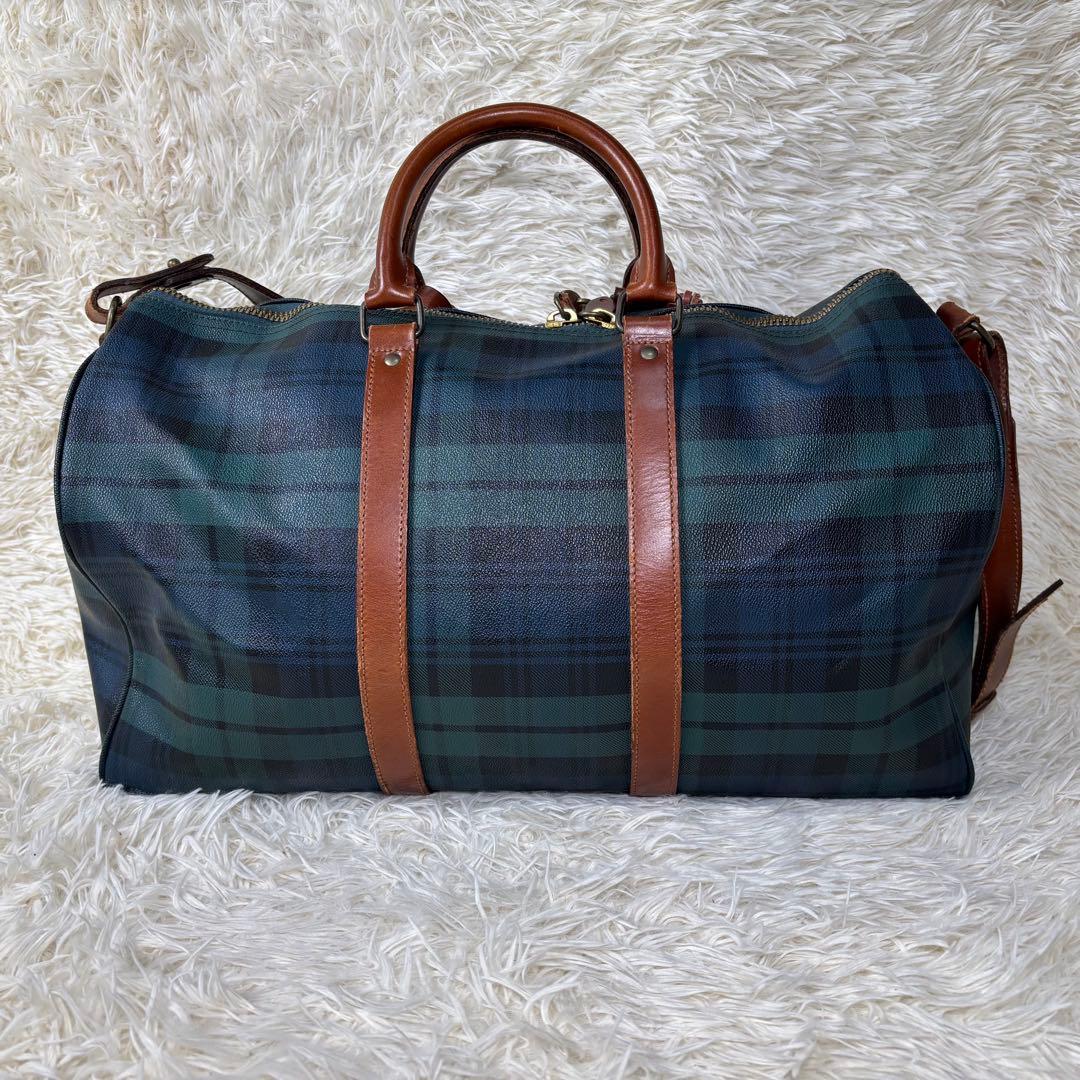 ✨状態良✨ ポロ ラルフローレン ボストンバッグ 付属品完備 タータンチェック