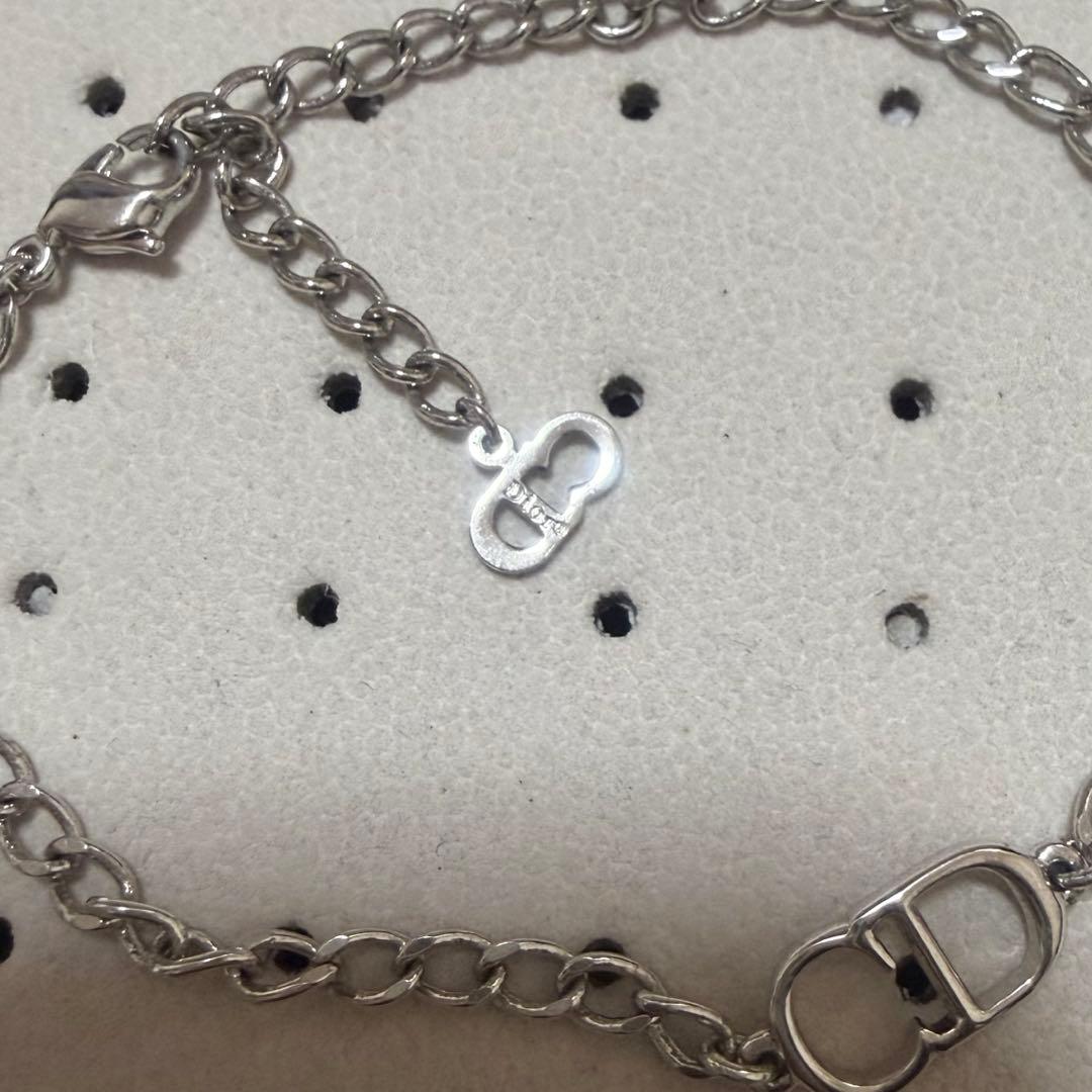 【期間限定】Dior クリスチャンディオール ロゴ ブレスレット 刻印 シルバー