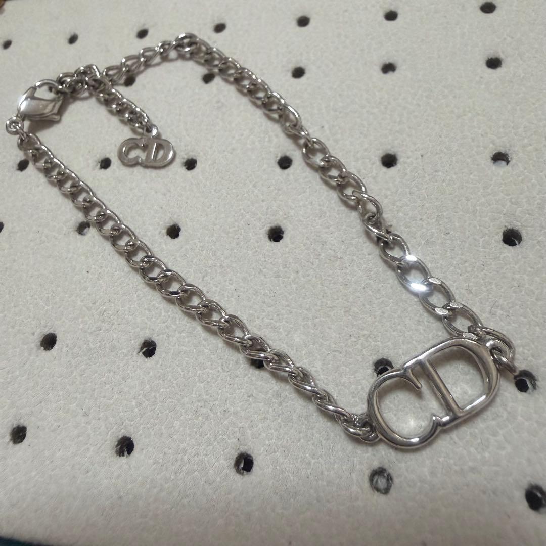 【期間限定】Dior クリスチャンディオール ロゴ ブレスレット 刻印 シルバー
