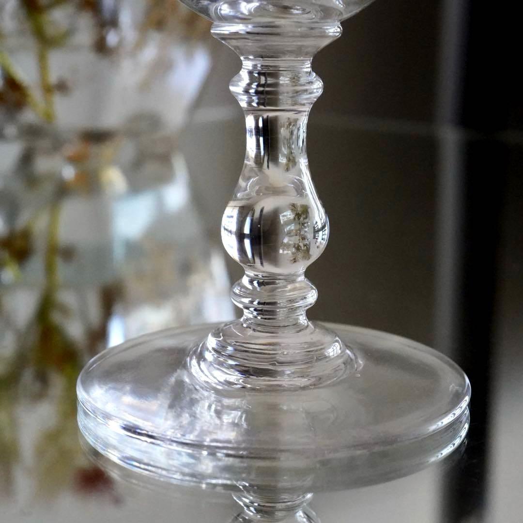 最大サイズ★オールド バカラ T6406 美品 BACCARATワイングラス