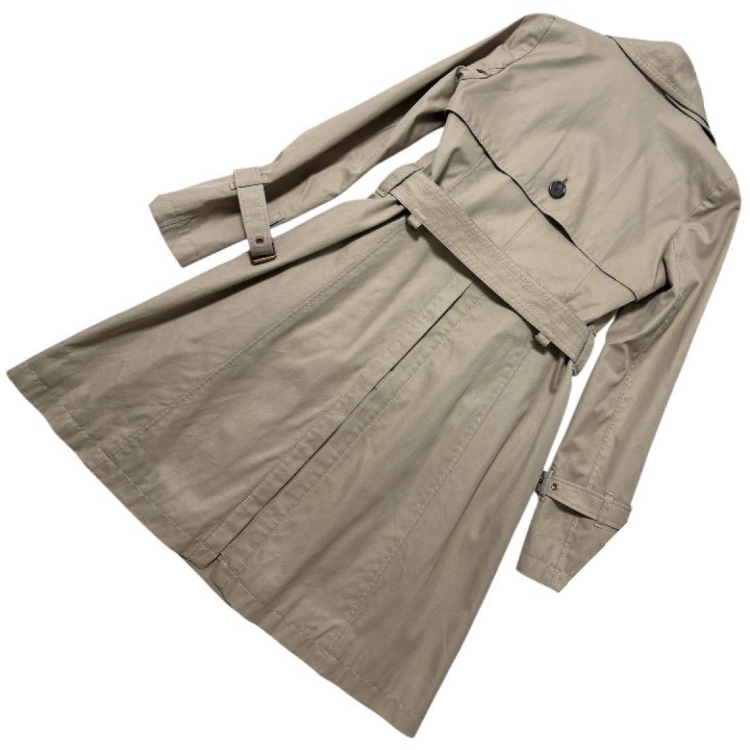 【美品】バーバリートレンチコート　ライナー付き/38 ノバチェック