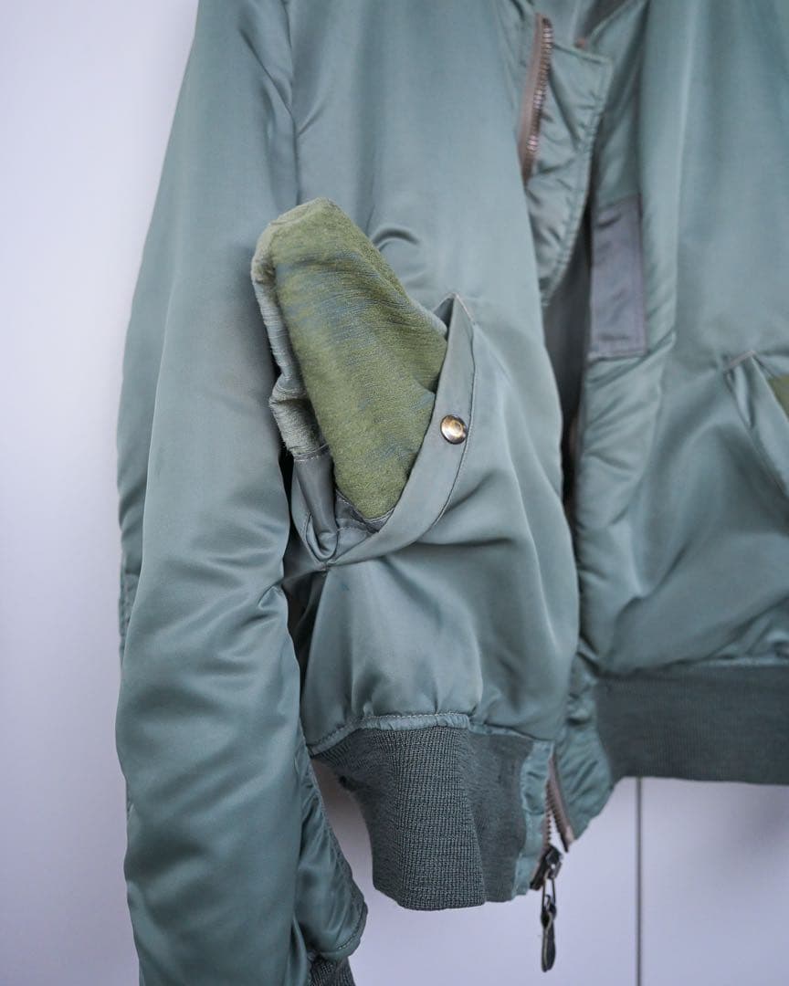 【奇跡の美品】50s MA-1 初期J-8279 SKYLINE製 米軍実物 L