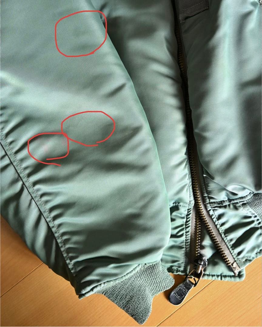 【奇跡の美品】50s MA-1 初期J-8279 SKYLINE製 米軍実物 L