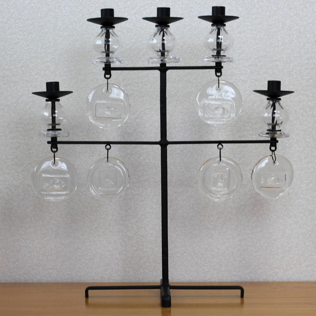 【貴重】エリックホグラン　Erik Hoglund　大型キャンドルスタンド03