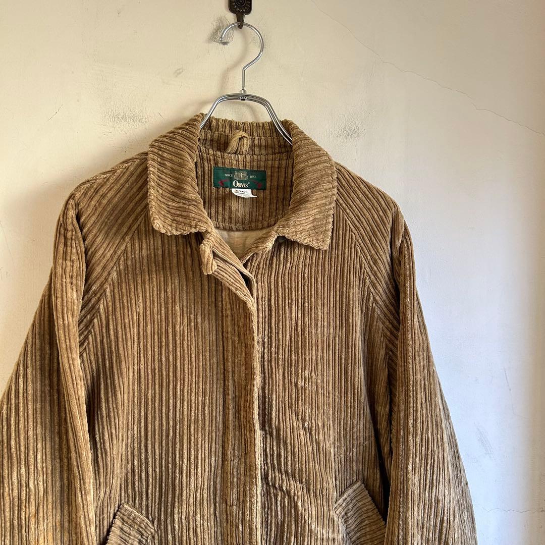 80S USA製 ORVIS コーデュロイ ステンカラーコート オービス