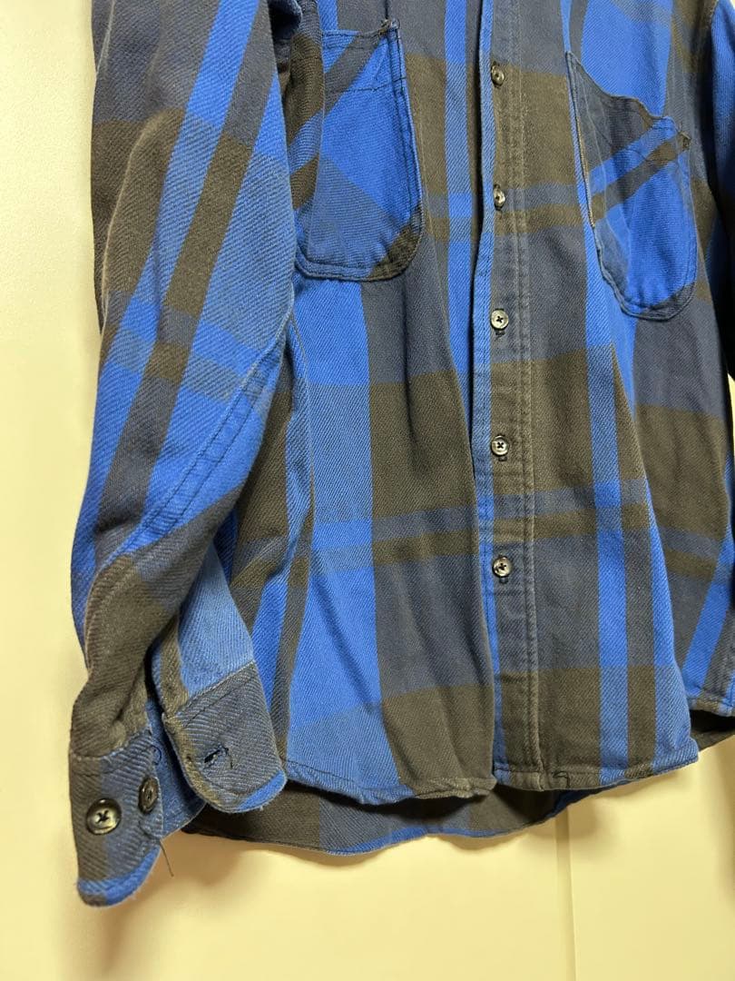 st.john's bay フランネル　80s ヴィンテージ　鬼フェード　usa