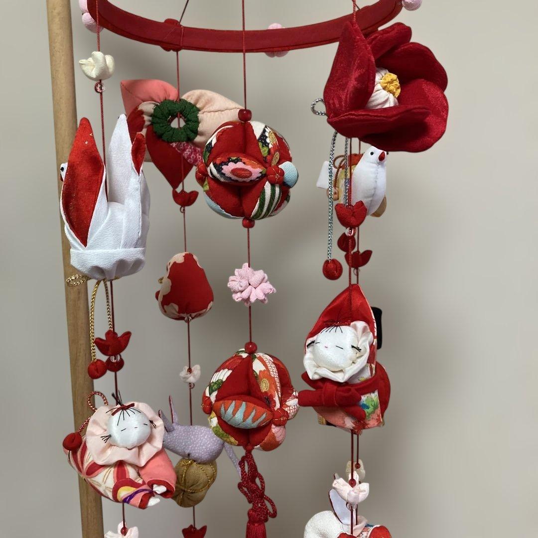 624 吊るし雛　吊るし飾り　つるし雛　つるし飾り　さげもん　ハンドメイド