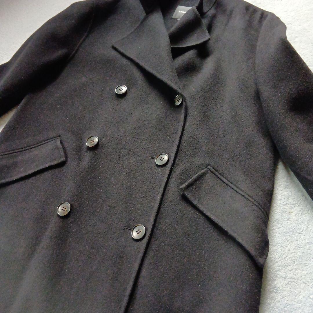 Theory ダブルフェイス ベルト　ロングコート