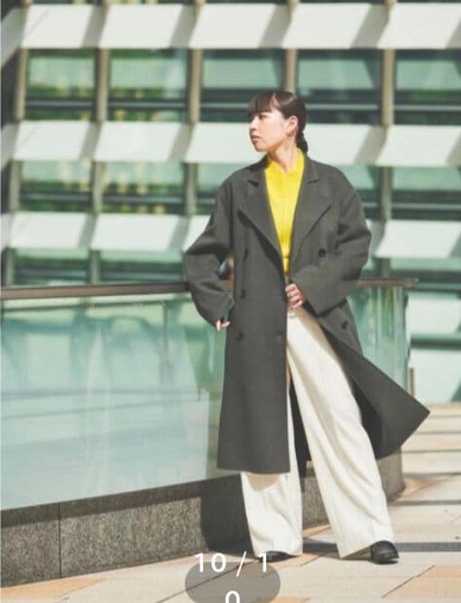 Theory ダブルフェイス ベルト　ロングコート