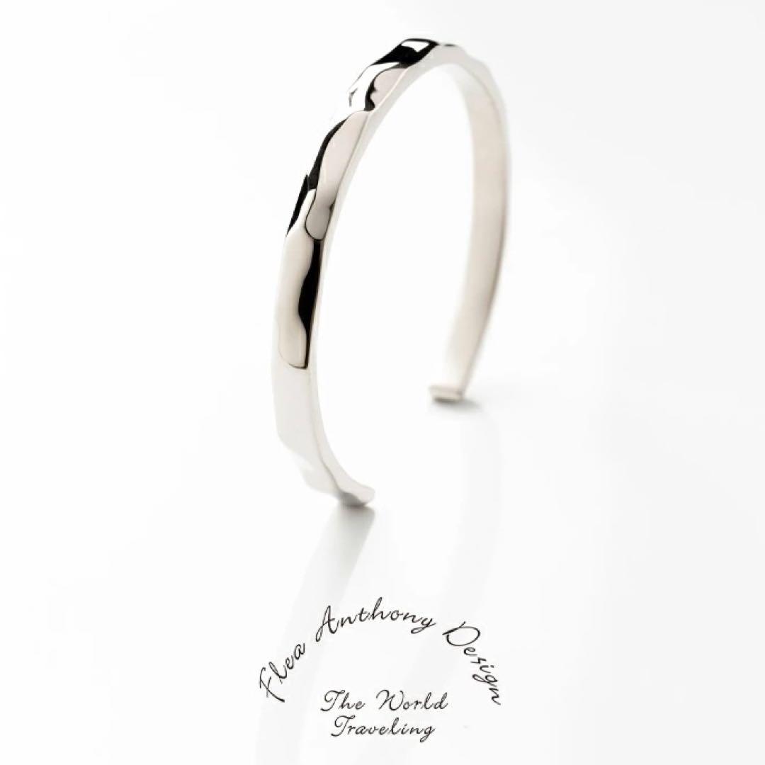 Flea Anthony Design シルバー タタキ バングル ブレスレット