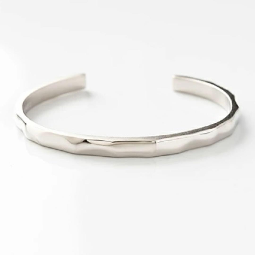 Flea Anthony Design シルバー タタキ バングル ブレスレット