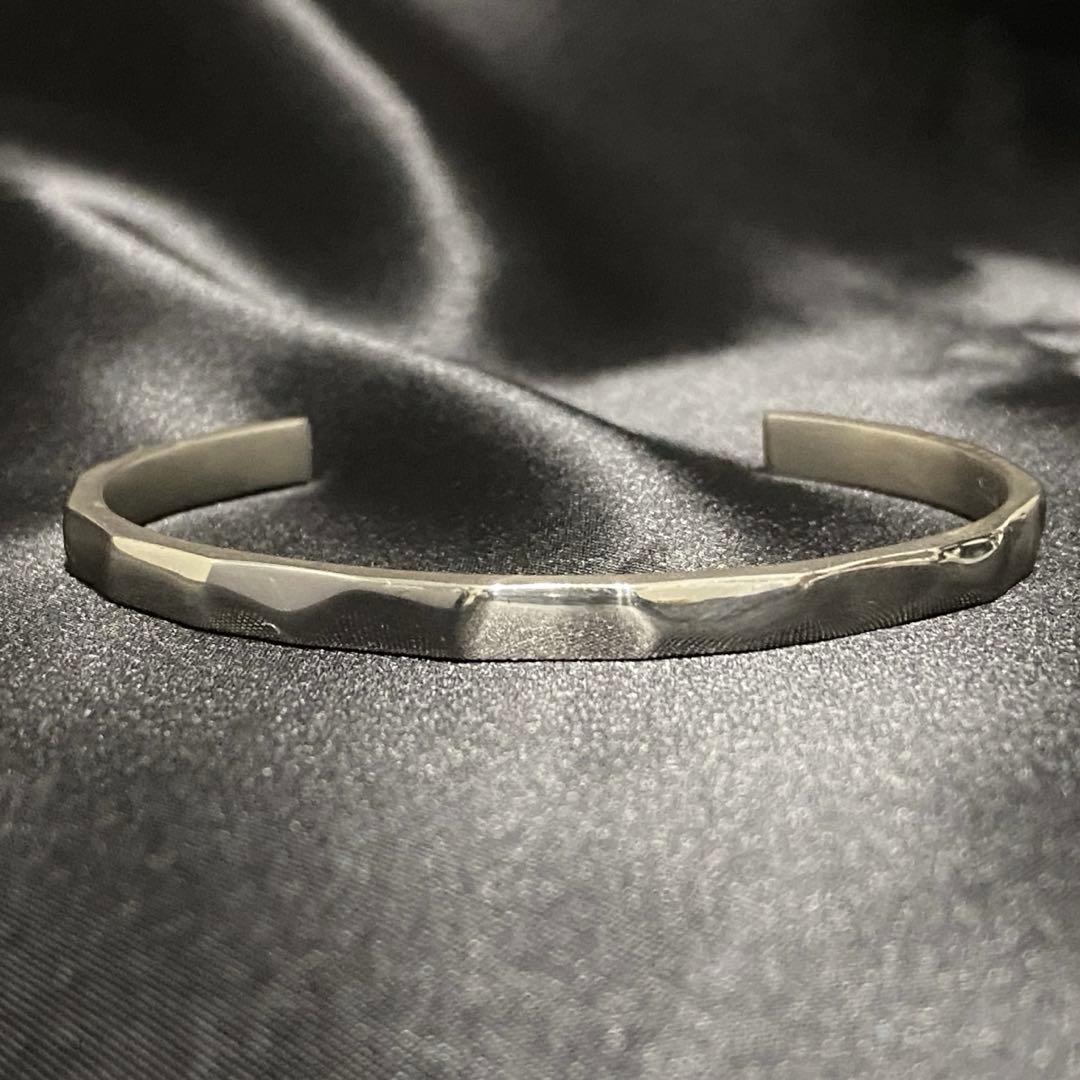 Flea Anthony Design シルバー タタキ バングル ブレスレット