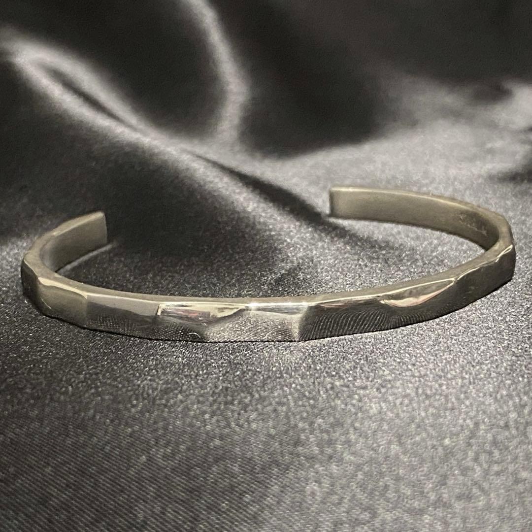 Flea Anthony Design シルバー タタキ バングル ブレスレット