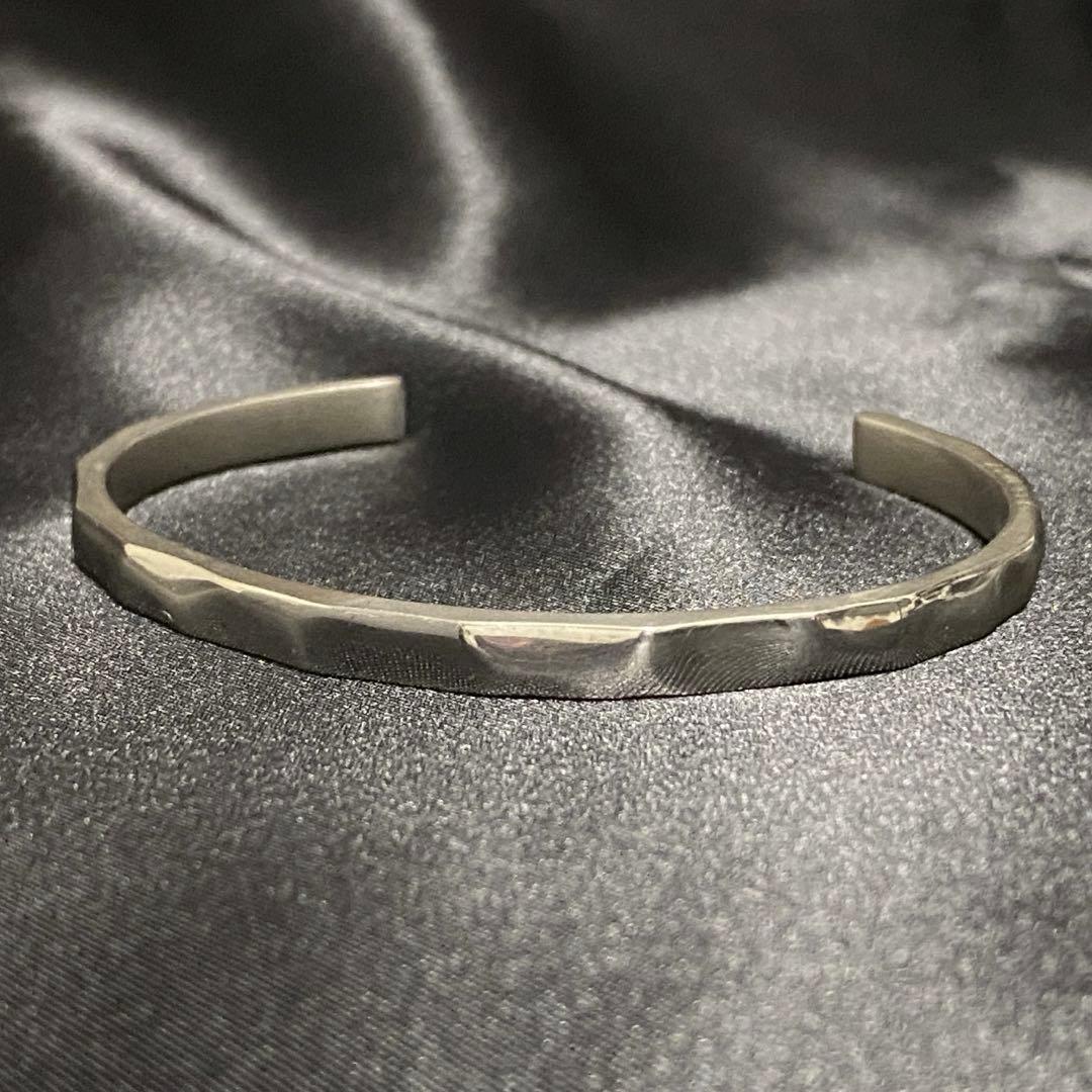 Flea Anthony Design シルバー タタキ バングル ブレスレット