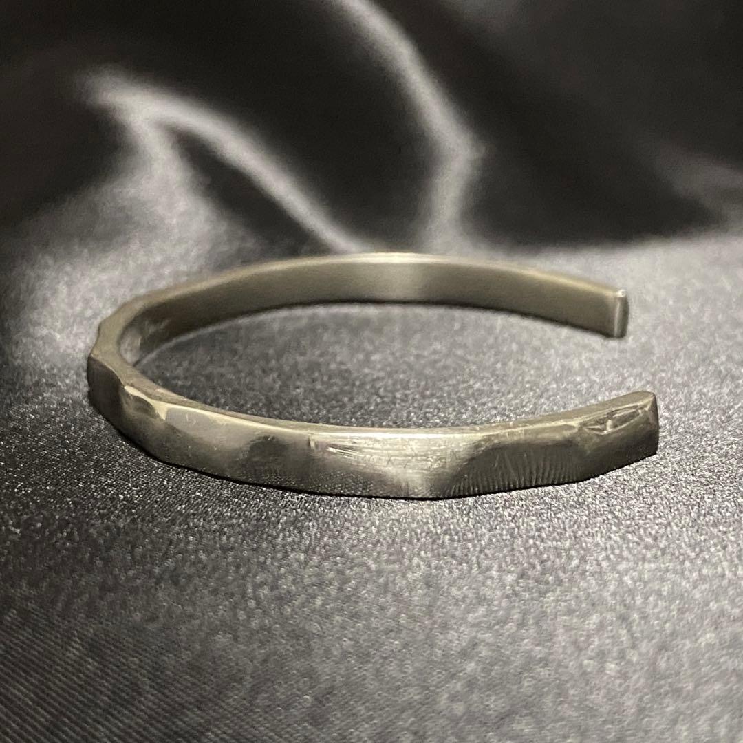 Flea Anthony Design シルバー タタキ バングル ブレスレット
